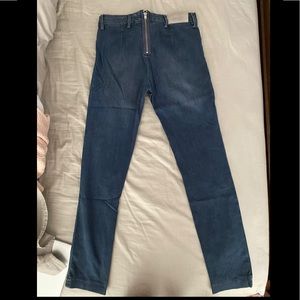 Acne back zip ankle jeans - size 30 fit like 28